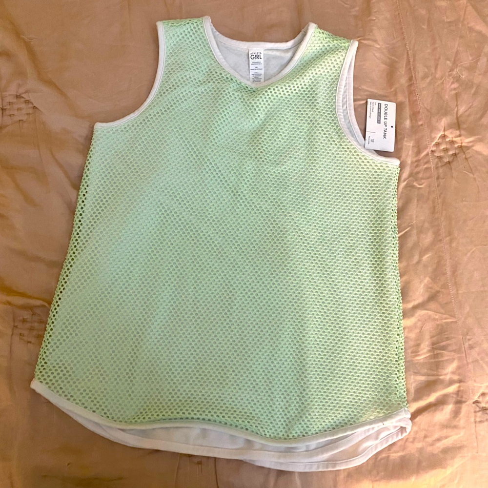 Athleta Girls Double Layer Tank Top size XL
